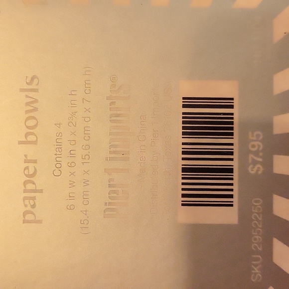 Hot Pink, Lime Green and Zebra Holiday Paper Bowls by Pier 1 Set of 12 - Picture 5 of 6